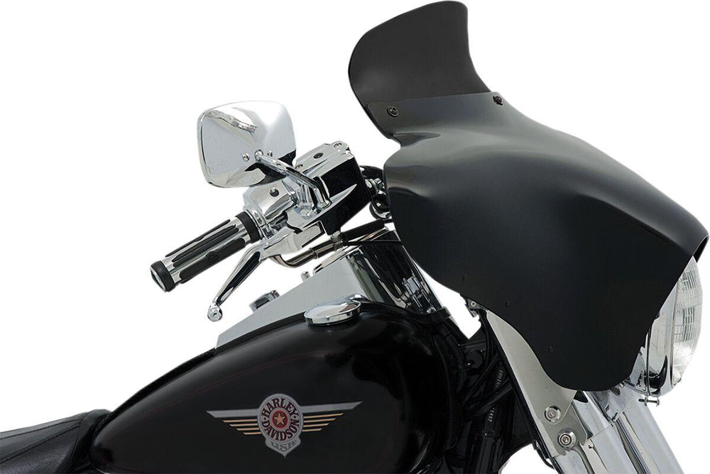 Memphis Shades Batwing Spoiler Windshield For Suzuki C 50 12.5 cm (5") - Black Smoke