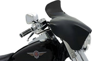Memphis Shades Batwing Spoiler Windshield For Suzuki C 50 12.5 cm (5") - Black Smoke