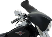 Memphis Shades Batwing Spoiler Windshield For Suzuki C 50 23 cm (9") - Black