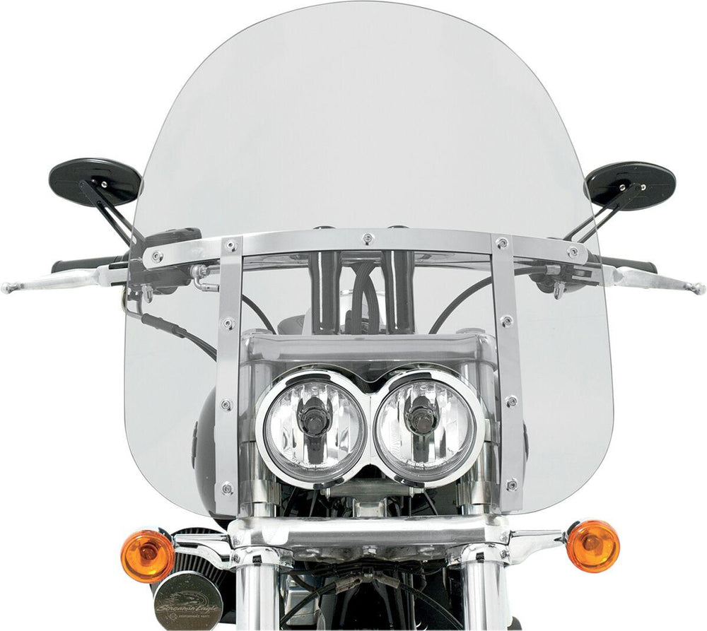 Memphis Shades Fats Windshield For Harley Davidson FXDF 1584 2008-2011 43 cm (17") - Clear