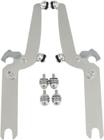 Memphis Shades Sportshield Trigger Lock Complete Mount Kit For Harley Davidson FLS 1690 2012-2016 - Polished
