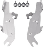 Memphis Shades Fats Slim Windshield Trigger Lock Complete Mount Kit For Harley Davidson FLS 1690 2012-2016 - Polished