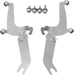 Memphis Shades Sportshield Trigger Lock Complete Mount Kit For Harley Davidson FLS 1690 2012-2016 - Polished