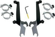 Memphis Shades Sportshield Trigger Lock Complete Mount Kit For Harley Davidson FXBB 1750 2018-2020 - Black