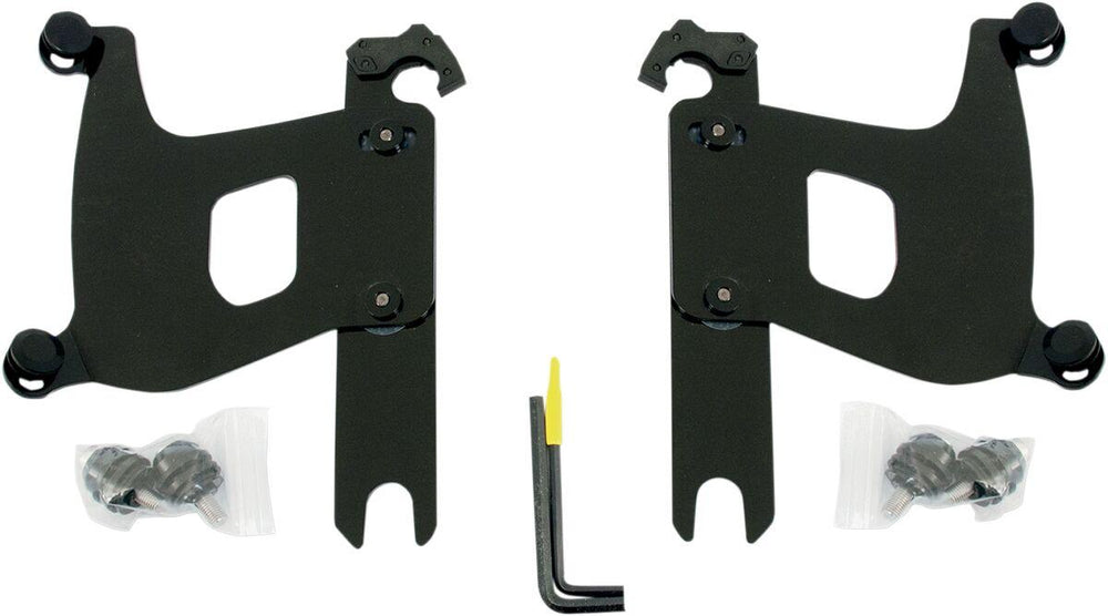 Memphis Shades Bullet Fairing Trigger Lock Hardware Kit For Harley Davidson FLS 1690 2012-2016 - Black