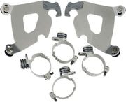Memphis Shades Cafe Fairing Trigger Lock Hardware Kit For Harley Davidson FXBB 1750 2018-2020 - Polished