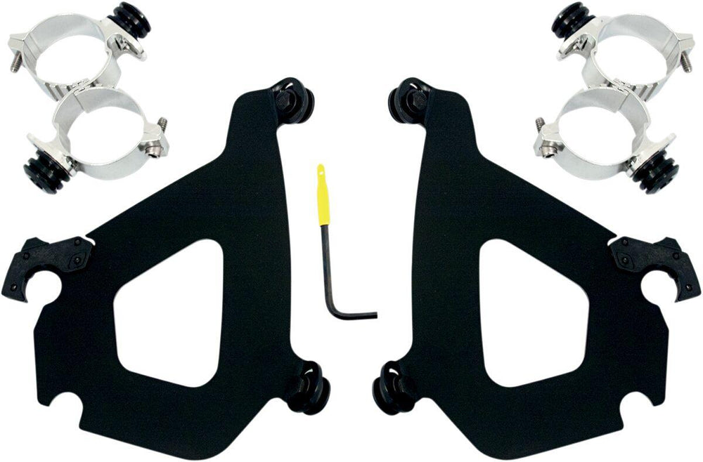 Memphis Shades Bullet Fairing Trigger Lock Hardware Kit For Harley Davidson VRSCDX 1130 2007 - Black