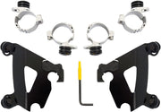 Memphis Shades Cafe Fairing Trigger Lock Hardware Kit For Harley Davidson XG 500 2015-2016 - Black