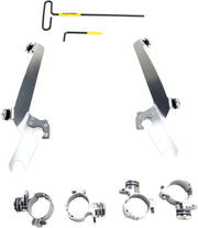 Memphis Shades Sportshield Trigger Lock Complete Mount Kit For Harley Davidson XL 1200 C 2011-2019 - Polished