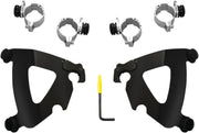 Memphis Shades Road Warrior Trigger Lock Mount Kit For Harley Davidson FXDWG 1340 1993-1998 - Black