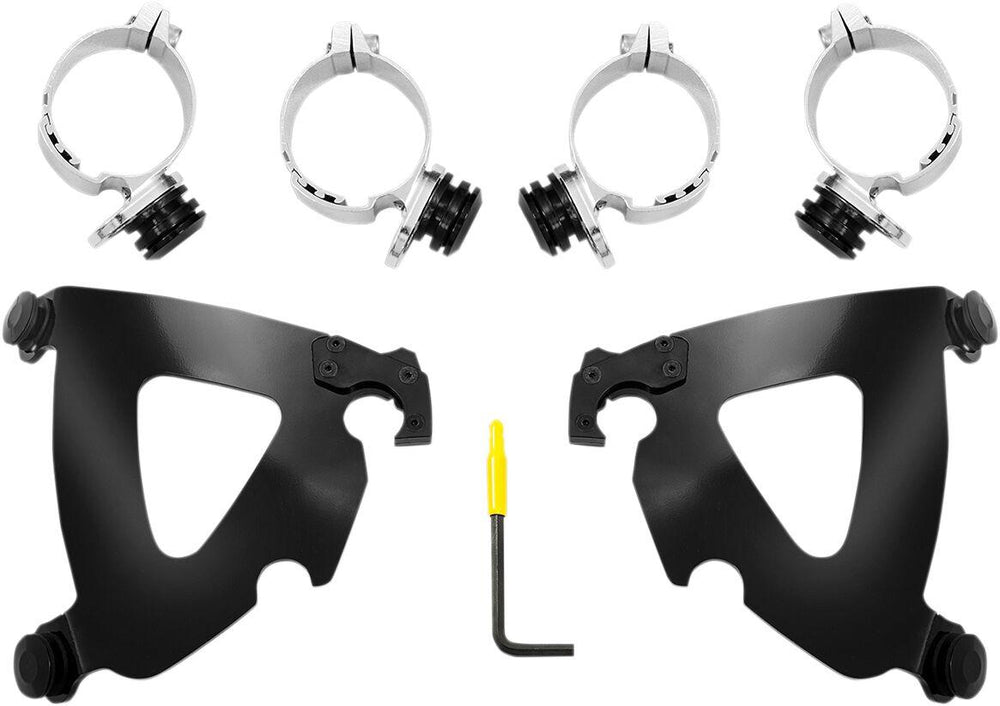 Memphis Shades Road Warrior Trigger Lock Mount Kit For Harley Davidson FXLR 1750 2018-2020 - Black
