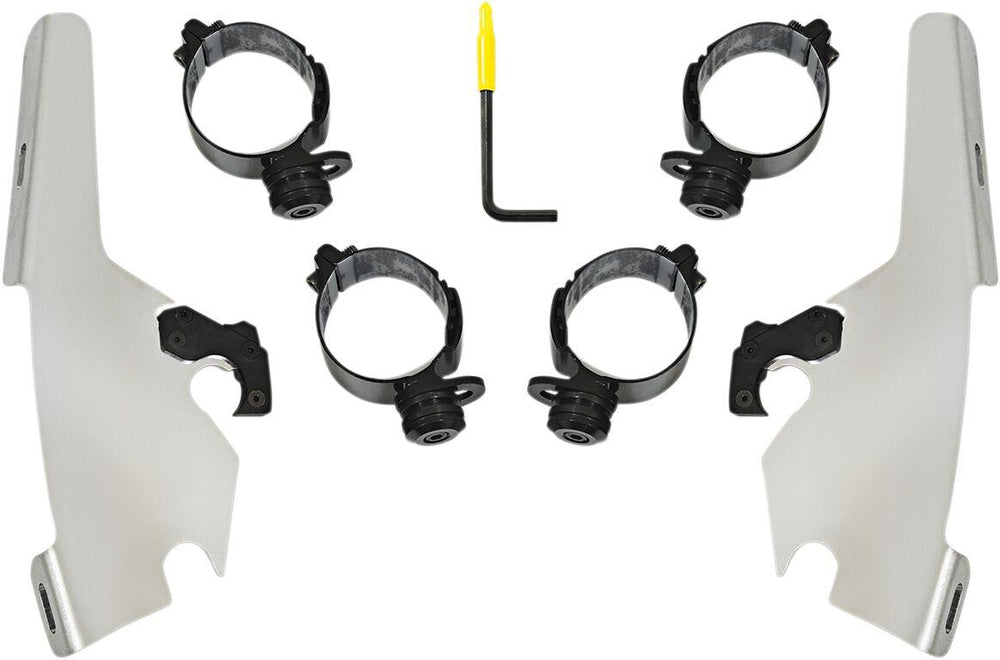 Memphis Shades Batwing Fairing Trigger Lock Mounting Kit For Harley Davidson FLSB 1750 2018-2024 - Polished