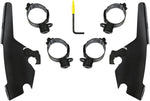 Memphis Shades Batwing Fairing Trigger Lock Mounting Kit For Harley Davidson FLSB 1750 2018-2024 - Black