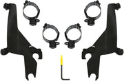 Memphis Shades Sportshield Trigger Lock Complete Mount Kit For Harley Davidson FLSB 1750 2018-2024 - Black