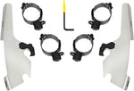 Memphis Shades Fats Slim Windshield Trigger Lock Complete Mount Kit For Harley Davidson FLSB 1750 2018-2024 - Polished