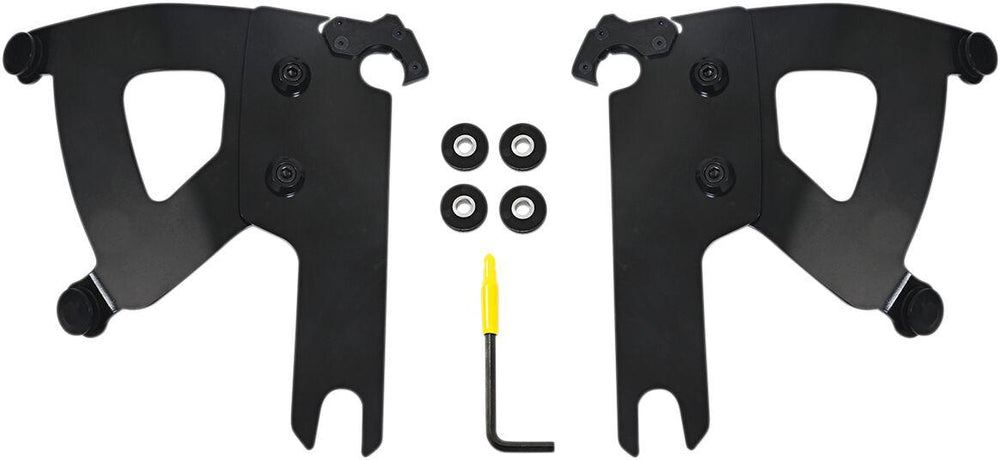 Memphis Shades Road Warrior Trigger Lock Mount Kit For Harley Davidson FLHR 1340 1994-1998 - Black