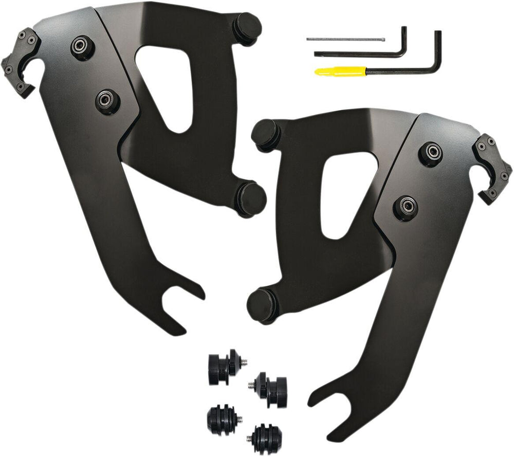 Memphis Shades Road Warrior Trigger Lock Mount Kit For Harley Davidson FLSL 1750 2018-2021 - Black