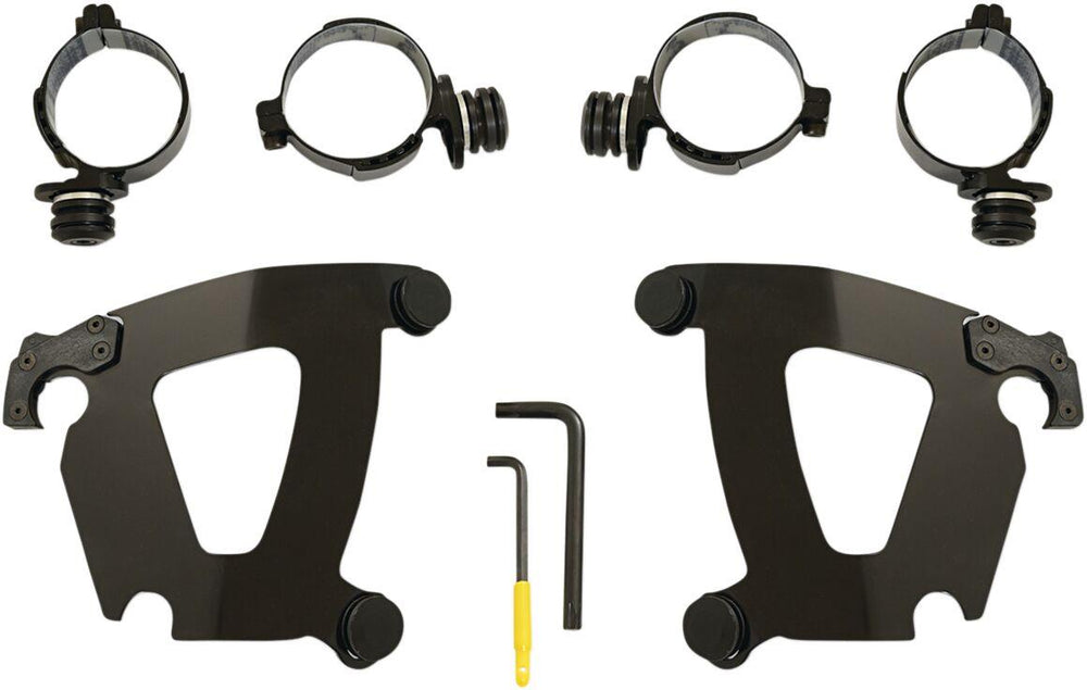 Memphis Shades Road Warrior Trigger Lock Mount Kit For Harley Davidson FXFB 1750 2018-2019 - Black