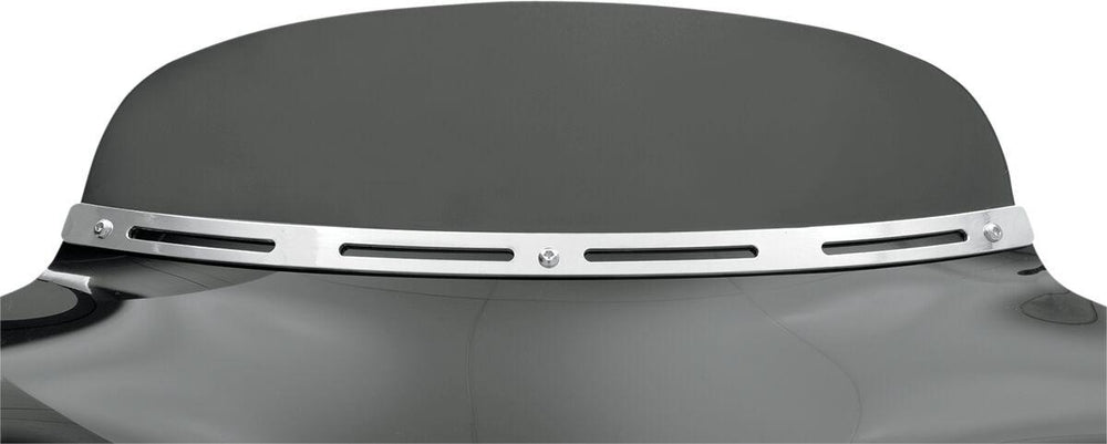 Memphis Shades Slotted Stainless Steel Batwing Fairing Trim For Suzuki C 109 R - Chrome