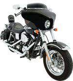 Memphis Shades Batwing Fairing Wind Deflectors For Suzuki C 50 - Black