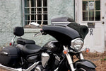 Memphis Shades Slotted Stainless Steel Batwing Fairing Trim For Suzuki C 50 - Chrome
