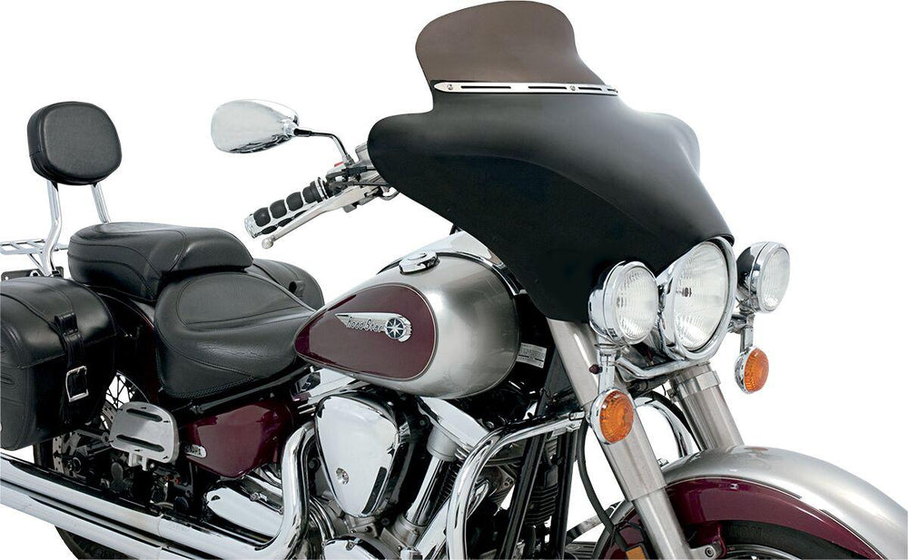Memphis Shades Slotted Stainless Steel Batwing Fairing Trim For Suzuki C 50 - Chrome