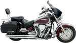 Memphis Shades Slotted Stainless Steel Batwing Fairing Trim For Suzuki C 50 - Chrome