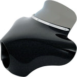 Memphis Shades Batwing Spoiler Windshield For Suzuki C 50 16.5 cm (6-1 2") - Black