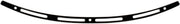 Memphis Shades Stainless Steel Windshield Trim For Harley FLHR 1690 Black Chrome