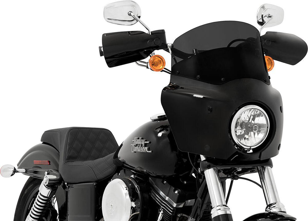 Memphis Shades Road Warrior Windshield For Harley Davidson FLHR 1340 1994-1998 23 cm (9") - Black Smoke