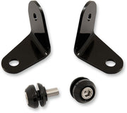 Memphis Shades Turn Signal Relocation Hardware Kit For Harley Davidson FLSTC1340 1988-1999 - Black