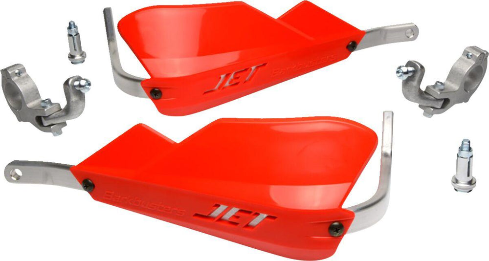 Barkbusters JET Wrap Around Hand Guards For Tapered Handlebars - Red