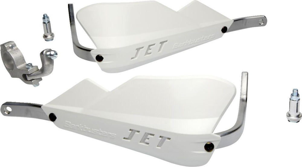 Barkbusters JET Wrap Around Hand Guards For Tapered Handlebars - White