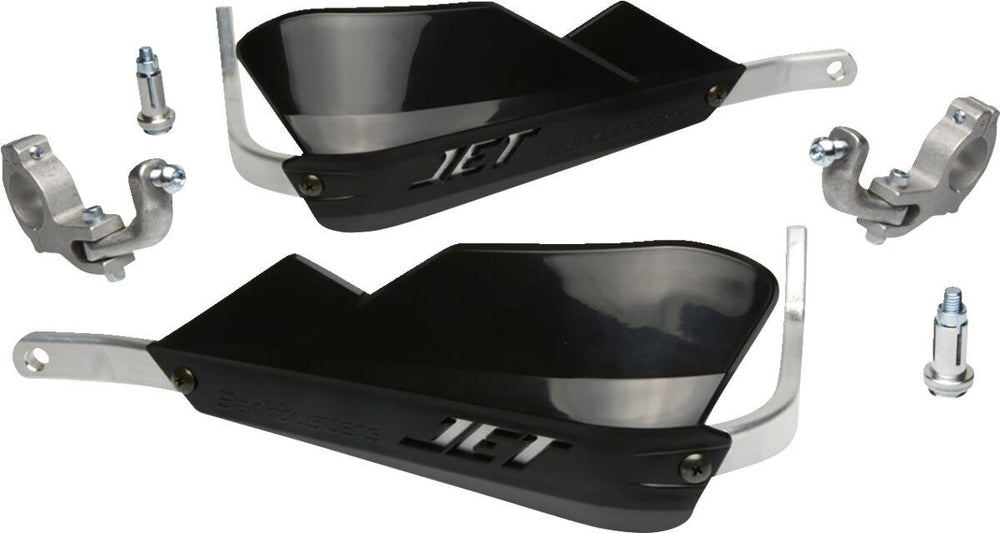 Barkbusters JET Wrap Around Hand Guards For Tapered Handlebars - Black