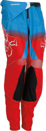 Moose Racing Youth Agroid Pants - Black/Blue/Red/White