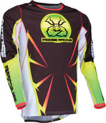 Moose Racing Agroid Jersey - Black Green White Yellow