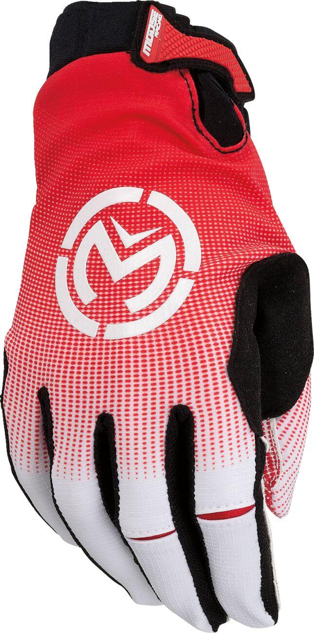 Moose Racing SX1 Gloves - Black Red White