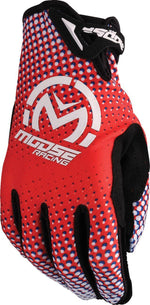 Moose Racing SX1 Gloves - Black Blue Red White