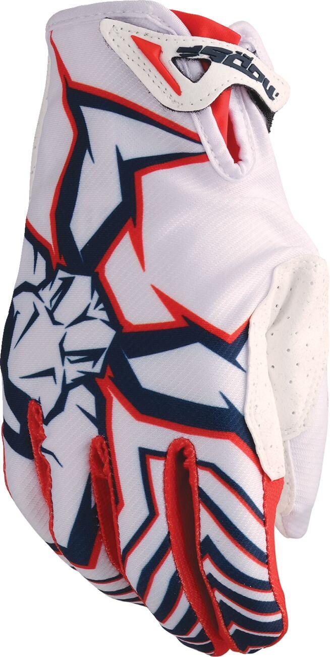Moose Racing Agroid Pro Gloves - Blue Red White