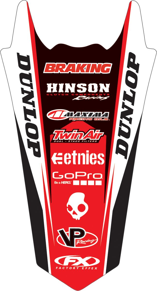 Factory Effex Rear Fender Kit - Honda CRF150R 2007-2018