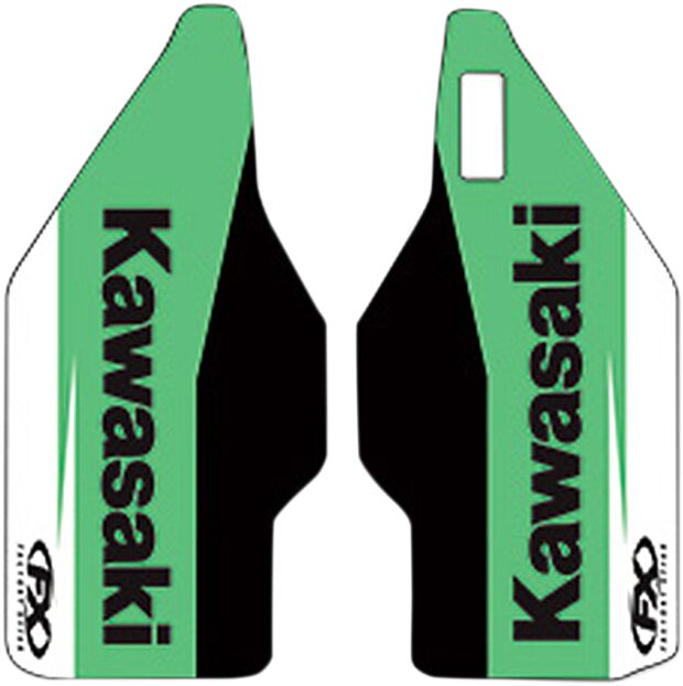 Factory Effex Lower Fork Guard Graphics - Kawasaki KX500 1994-2003
