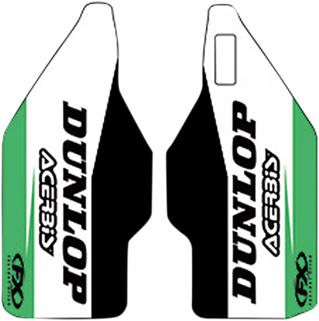 Factory Effex Lower Fork Guard Graphics - Kawasaki KX500 1994-2003