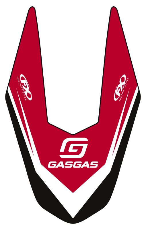 Factory Effex Front Fender Graphics - Gas Gas MC450F 2024