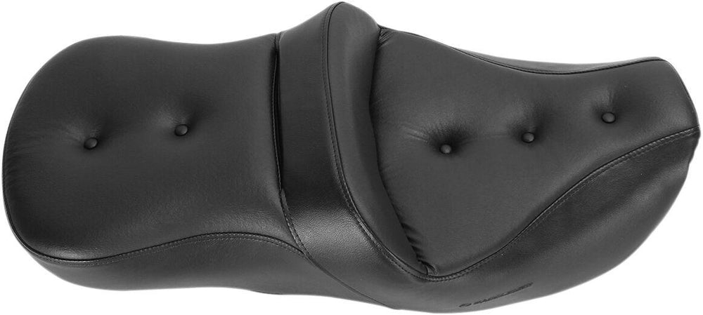 Saddlemen Heated Roadsofa Pillow Top Seat For Harley Davidson FLHR 1340 1997-1998 77.5 cm Long - Black