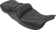 Saddlemen Heated Roadsofa Pillow Top Seat For Harley Davidson FLHT 1340 1997-1998 84 cm Long - Black