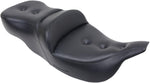 Saddlemen Heated Roadsofa Pillow Top Seat For Harley Davidson FLHT 1340 1997-1998 84 cm Long - Black