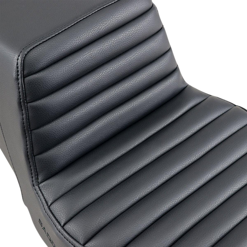 Saddlemen Front Tuck-n-Roll Step Up Seat For Harley Davidson FLHR 1340 1997-1998 - Black
