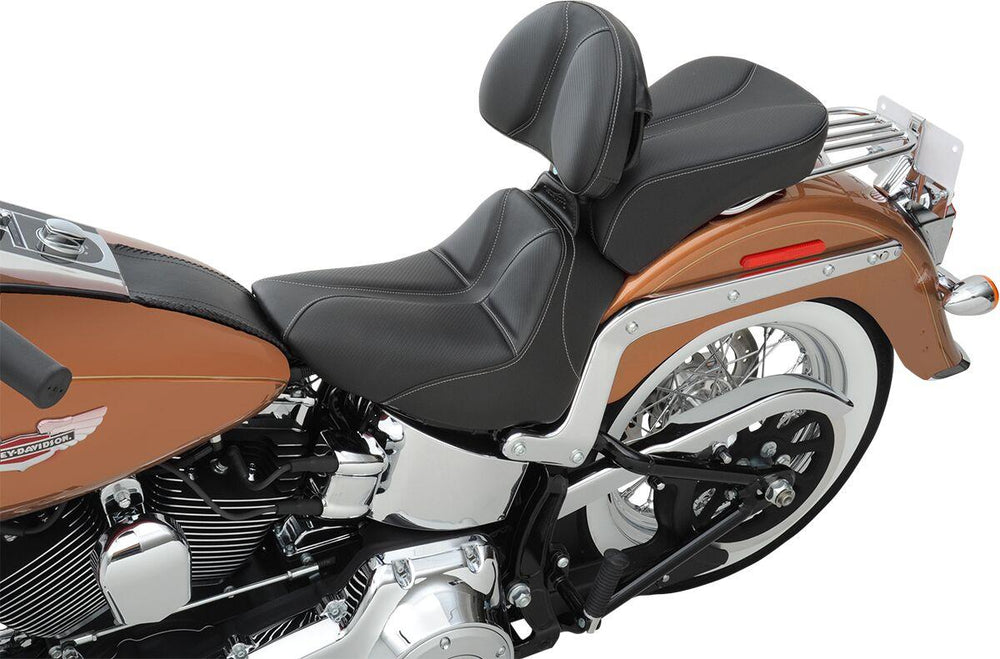 Saddlemen Dominator Solo Seat For Harley Davidson FLSTC1450 - Black