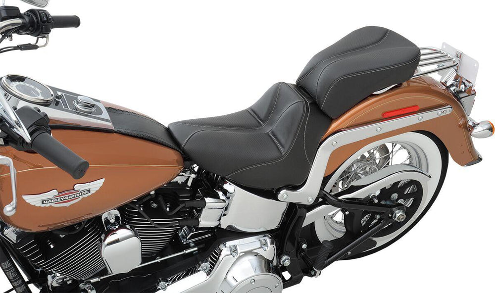 Saddlemen Dominator Solo Seat For Harley Davidson FLSTC1450 - Black