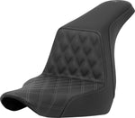 Saddlemen Lattice Stitch Step Up Seat For Harley Davidson FLSB 1750 2018-2024 - Black Grey